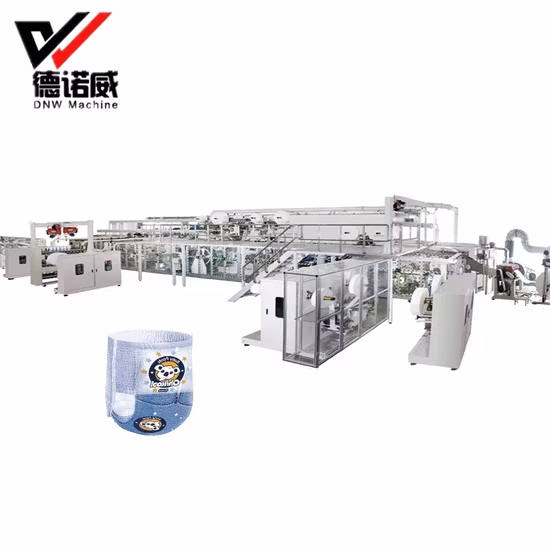 High Speed Full Automatic Disposable Baby Diaper Making Machine